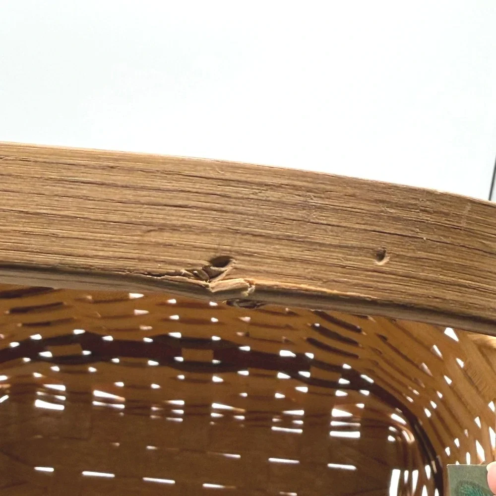 Handmade woven wood